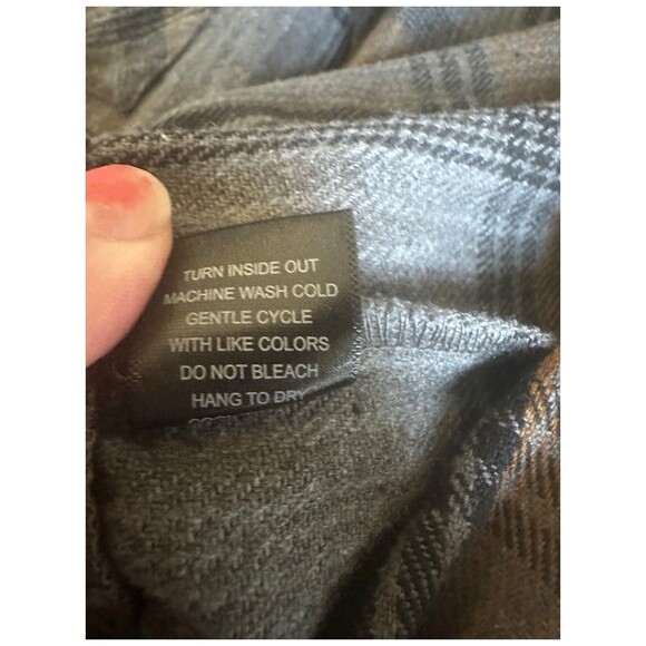 Plaid Zip-Up Cropped Bomber Jacket Size Small | Fall Shacket Aesthetic - Picture 11 of 16